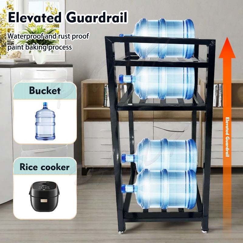 Water Gallon Rack Stainless steel Water Rack Strengthen loadbearin