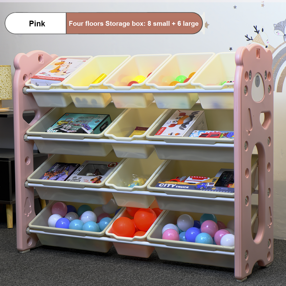 4 layer Toys storage rack for kids toy shelves toy organizer toy for ...