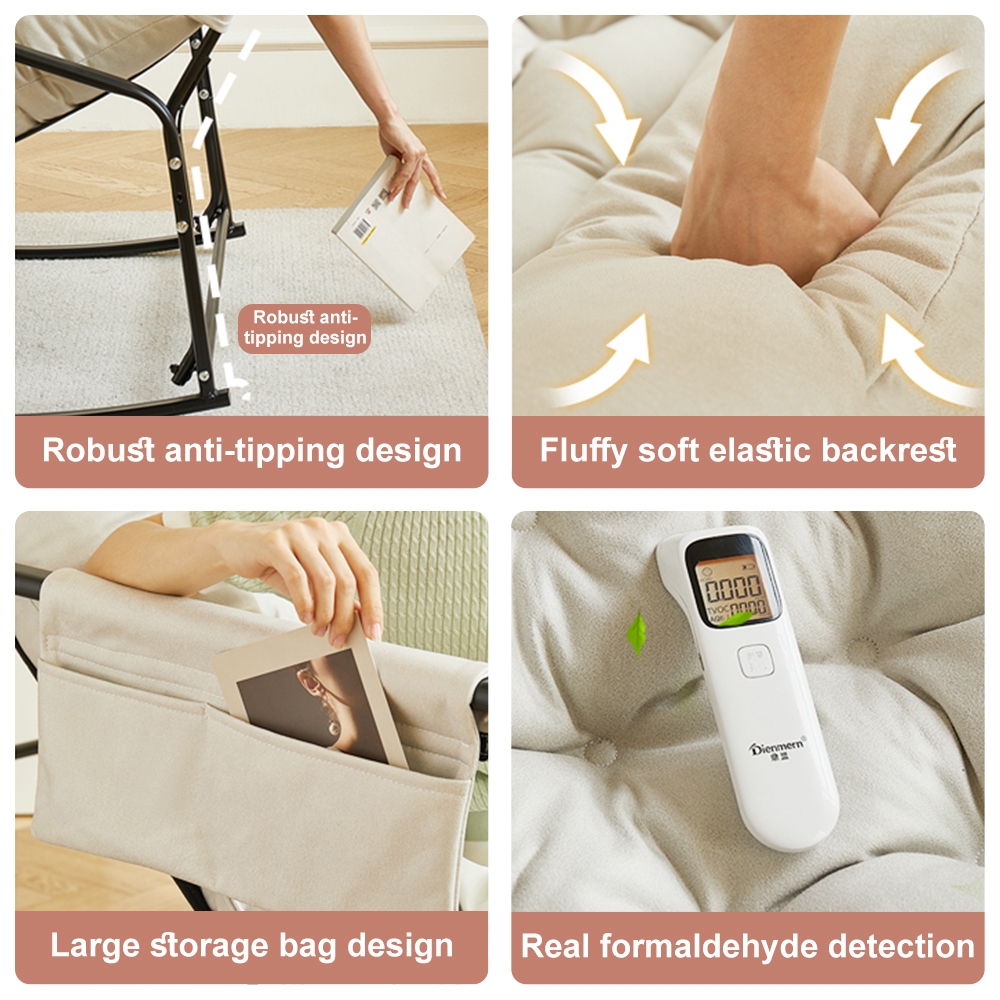 Rocking Chair for Double Leisure Rocking Chair Home Reclining Chair ...