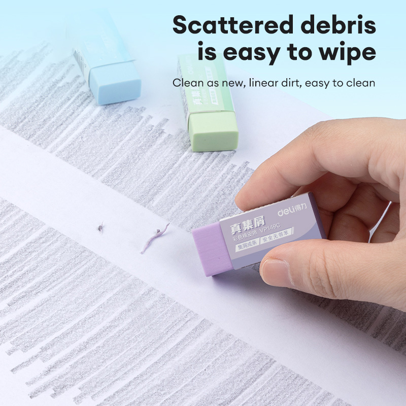 Deli 1pc Color True Chip Eraser VP149C VP150C | Shopee Philippines
