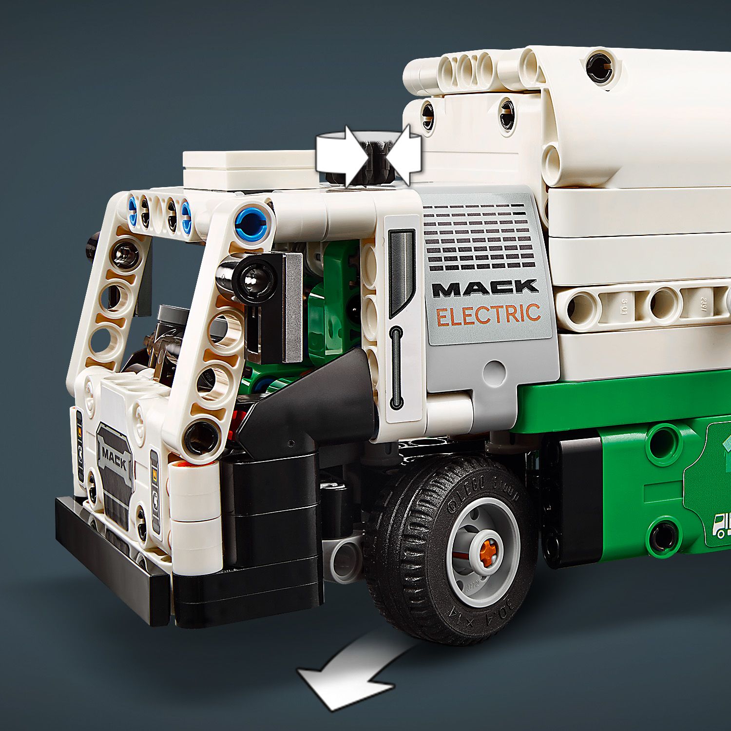 LEGO Technic 42167 Mack LR Electric Garbage Truck Building Set