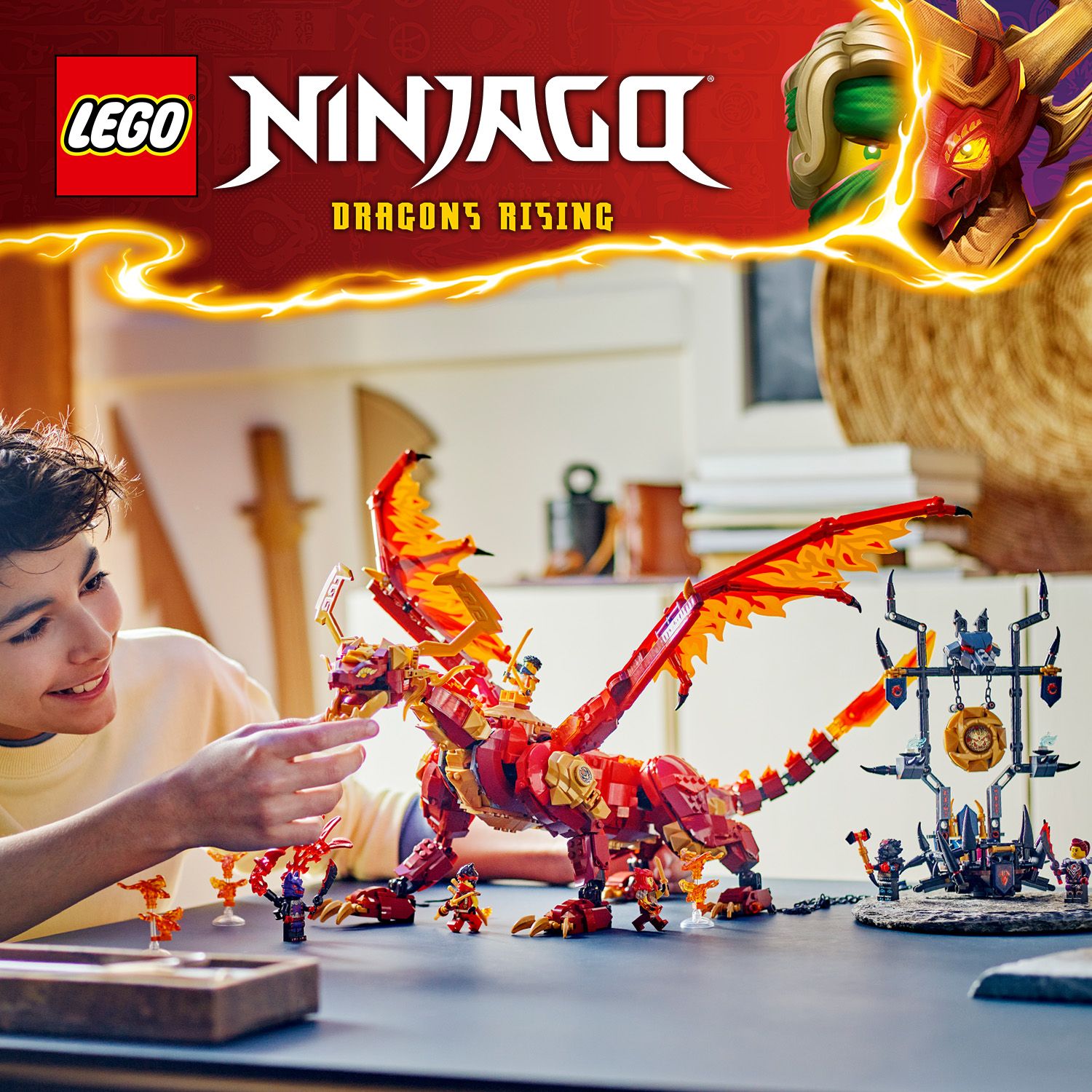 LEGO NINJAGO 71822 Source Dragon of Motion (1716 Pieces) Shopee