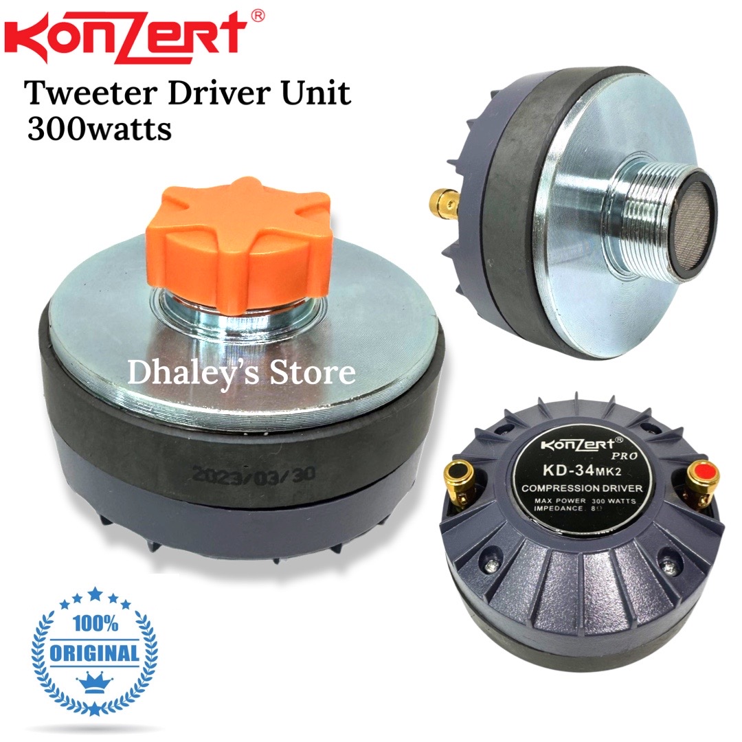 Original Konzert KD-34MK2 Compression Driver Unit 8ohms 300watts Sold ...