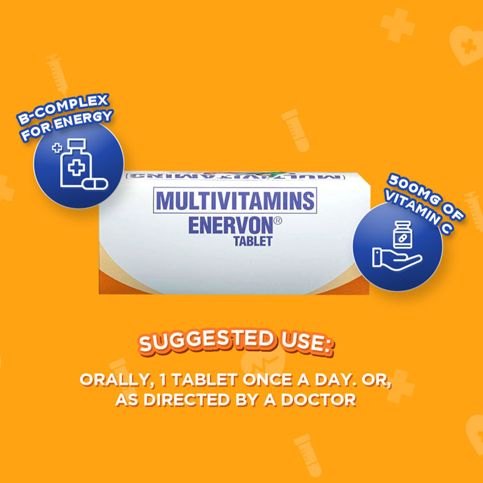 [Gift an Enervon] Unilab Enervon C Multivitamins for Adults 30 Tablets