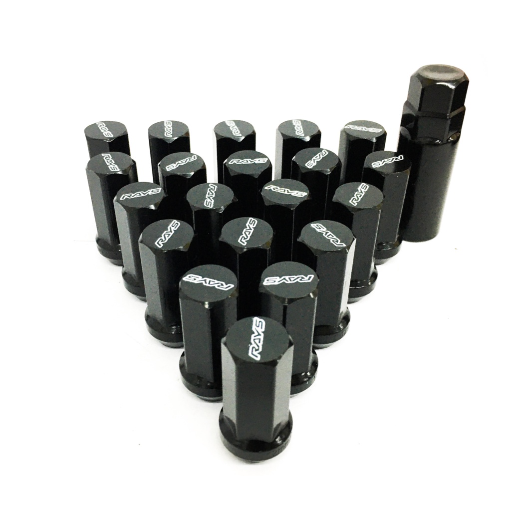 thumbnail image 2 of 20PC Open Ended Tuner Lug Nuts + Key – M12x1.5, Purple Forged Steel, 48mm – Fits Honda, Toyota, Mazda, Ford, Chevy 2 of 6
