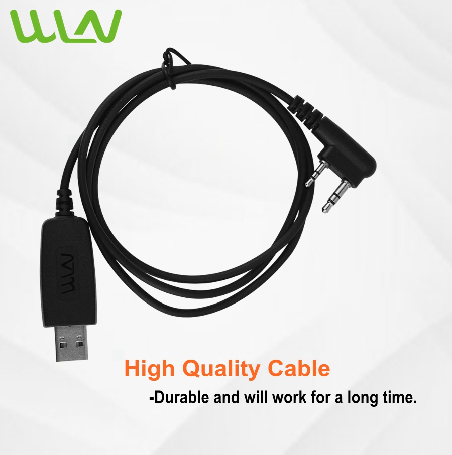 Original WLN 2 Pin USB Programming Cable for WLN Walkie Talkie KD-C1 KD ...