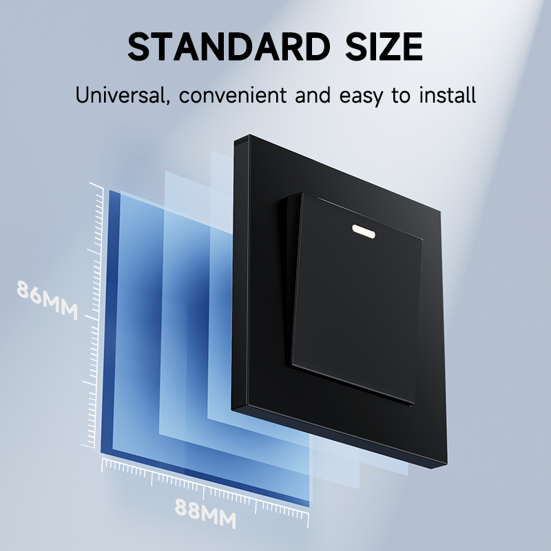 Yowxii Modern Smart 1/2/3 Gang Light Switch Outlet Universal Wall ...