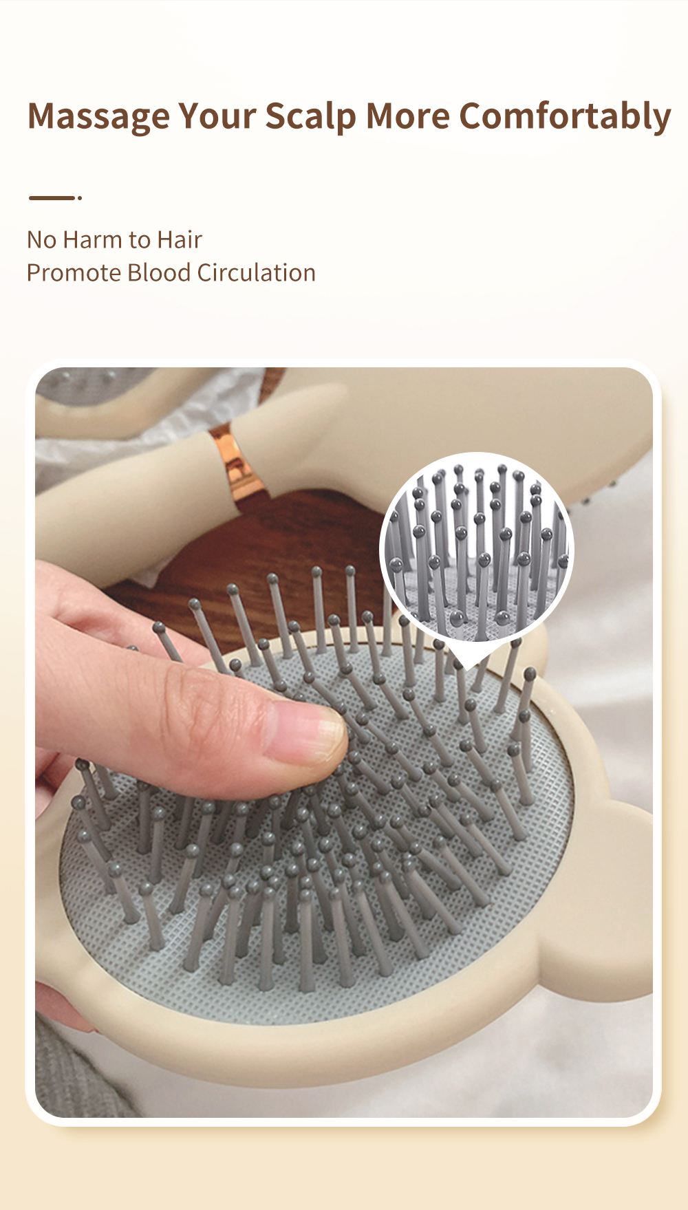 Simplus Hair Comb Air Cushion Comb Smooth Hair Beauty Styling | Shopee ...