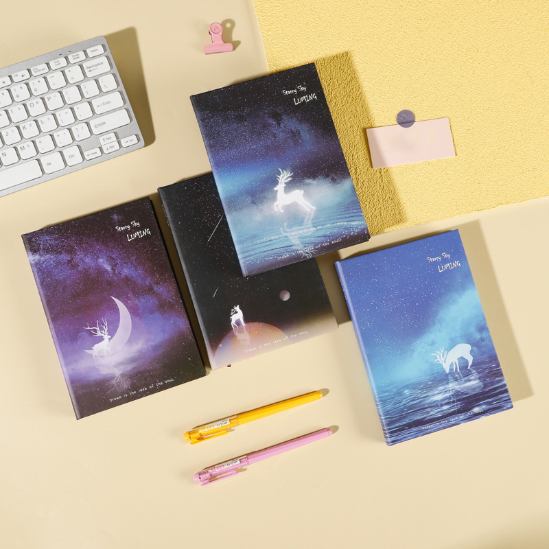 A5 Personalized Creative Color Page Illustration Cute Notebook Student ...