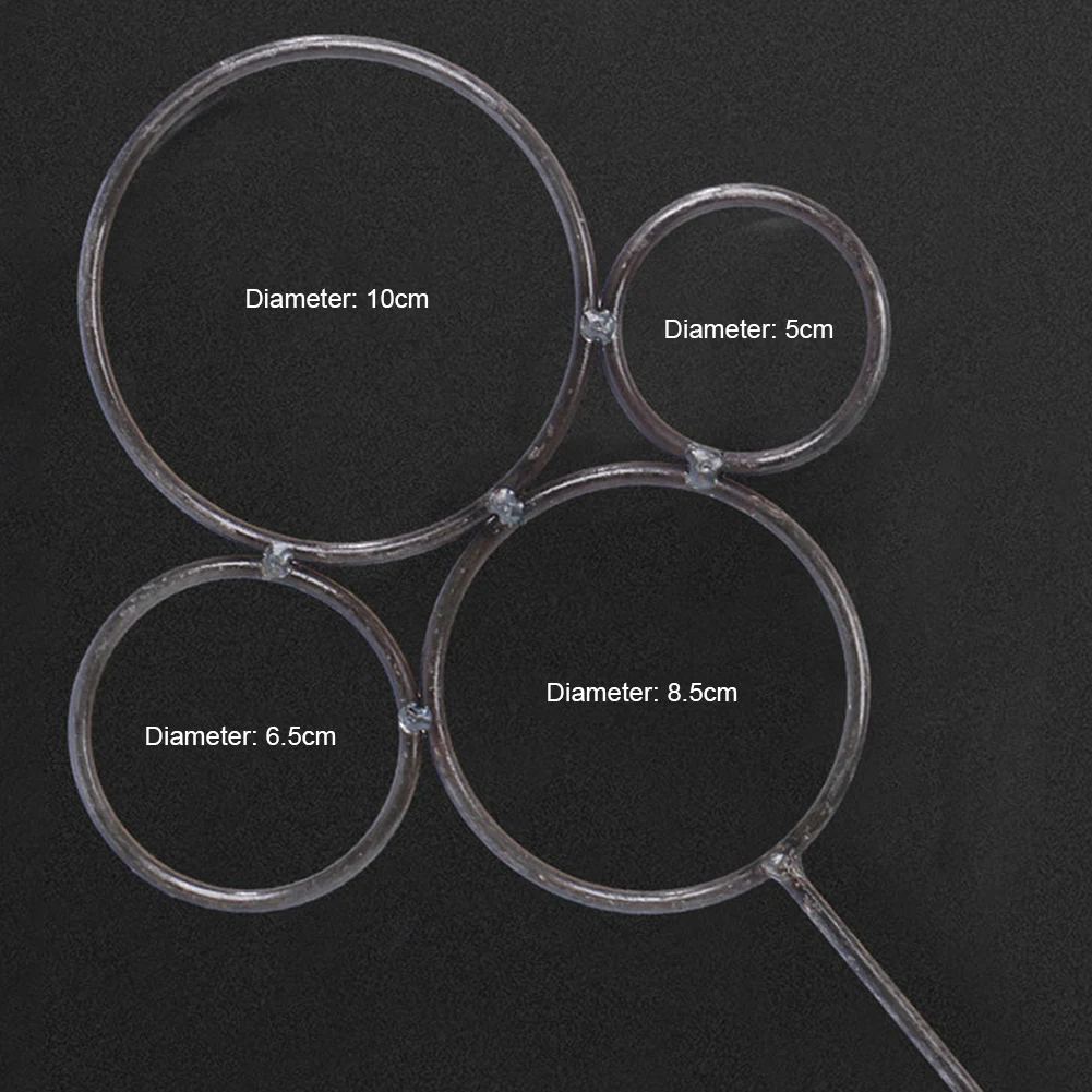 5cm/6.5cm/8.5cm/10cm Ironing Ring Flaming Bottle Iron Ring Glass Bottle ...
