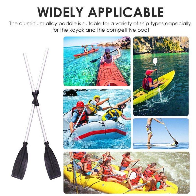 1 Pair Of Aluminum Alloy Detachable Kayak Paddles And Rowing Tools，Can ...