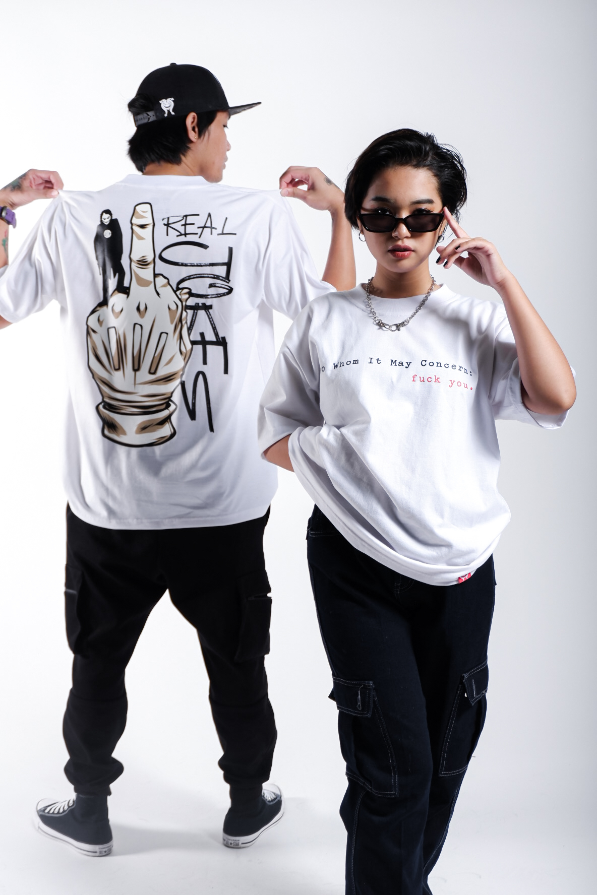 Real Jokes Clothing To Whom (White) | Shopee Philippines