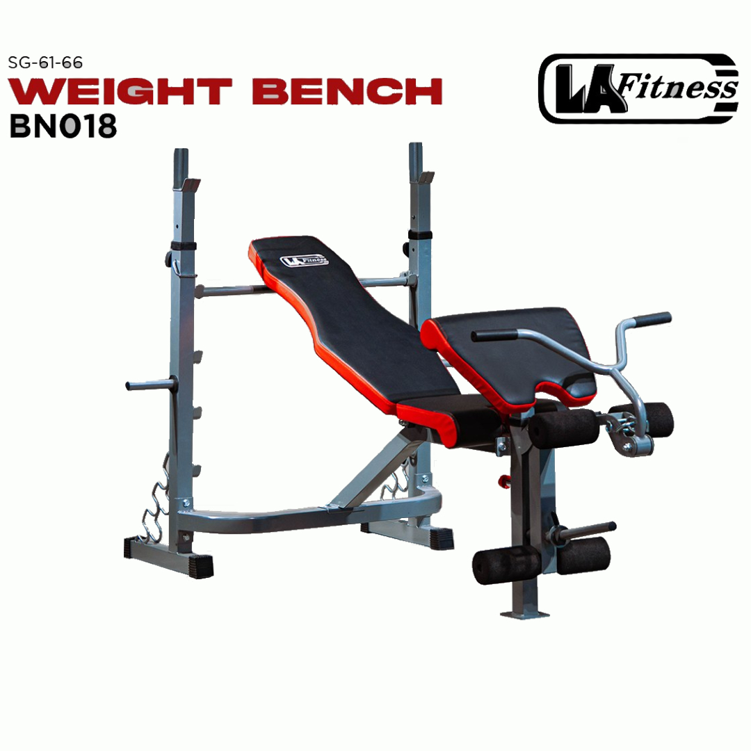 LA Fitness Weight bench Set BN018 Adjustable bench press Set of bench Home Gym Shopee Philippines