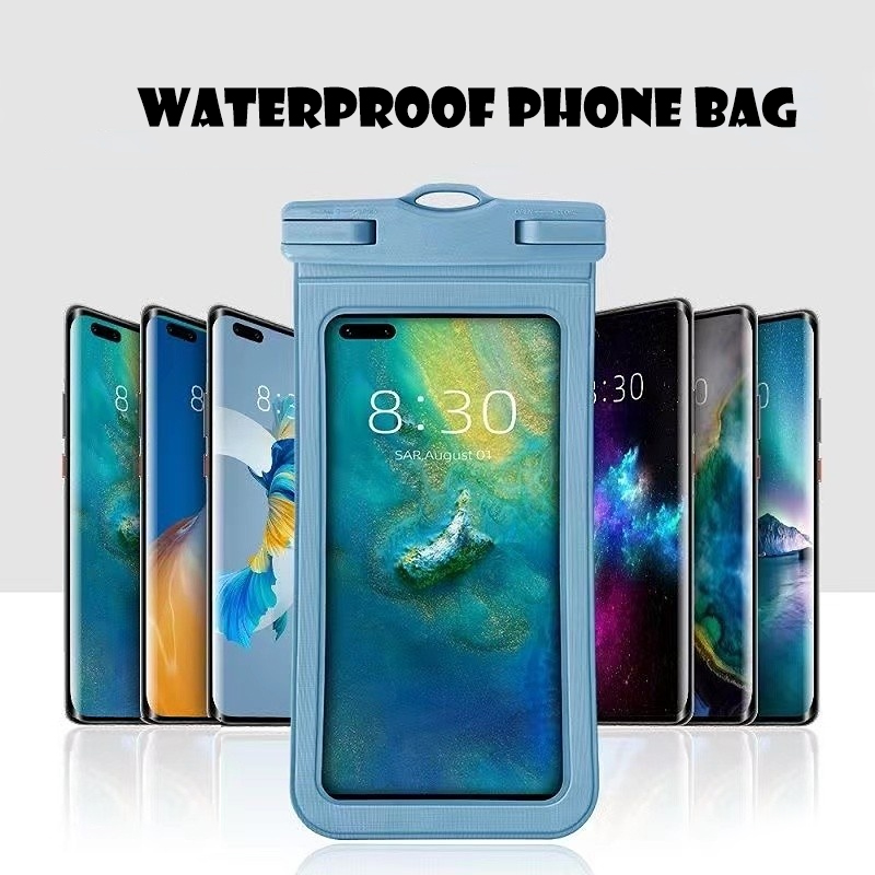 Mobile Phone Underwater Waterproof Bag PVC Transparent Window Swimming ...