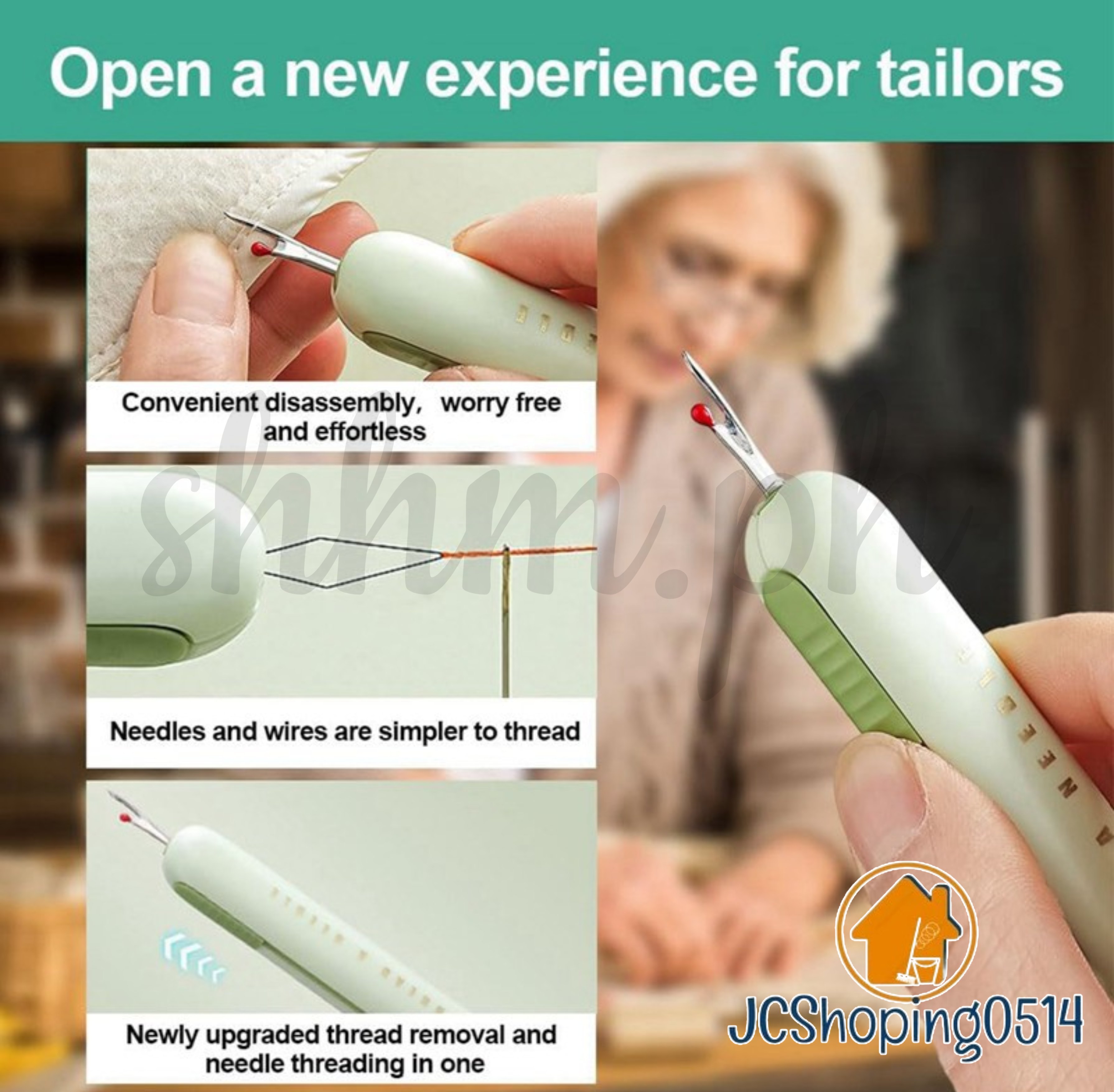 SHHM.PH 2 in1 Threader Seam Ripper, Threading and Seam Kit Seam Ripper ...