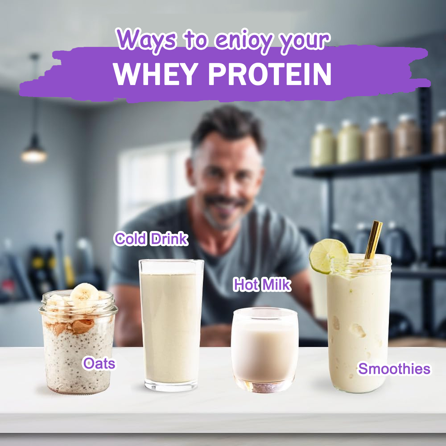 Omilay Whey Protein Powder BCAA Supplement Powder Whey Protein Isolate ...