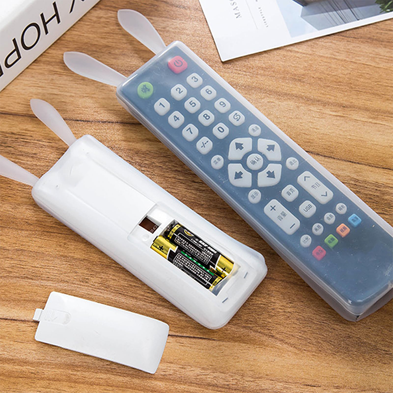 Remote Silicone Sleeve Rabbit Ears Shaped TV Remote Cover Air ...