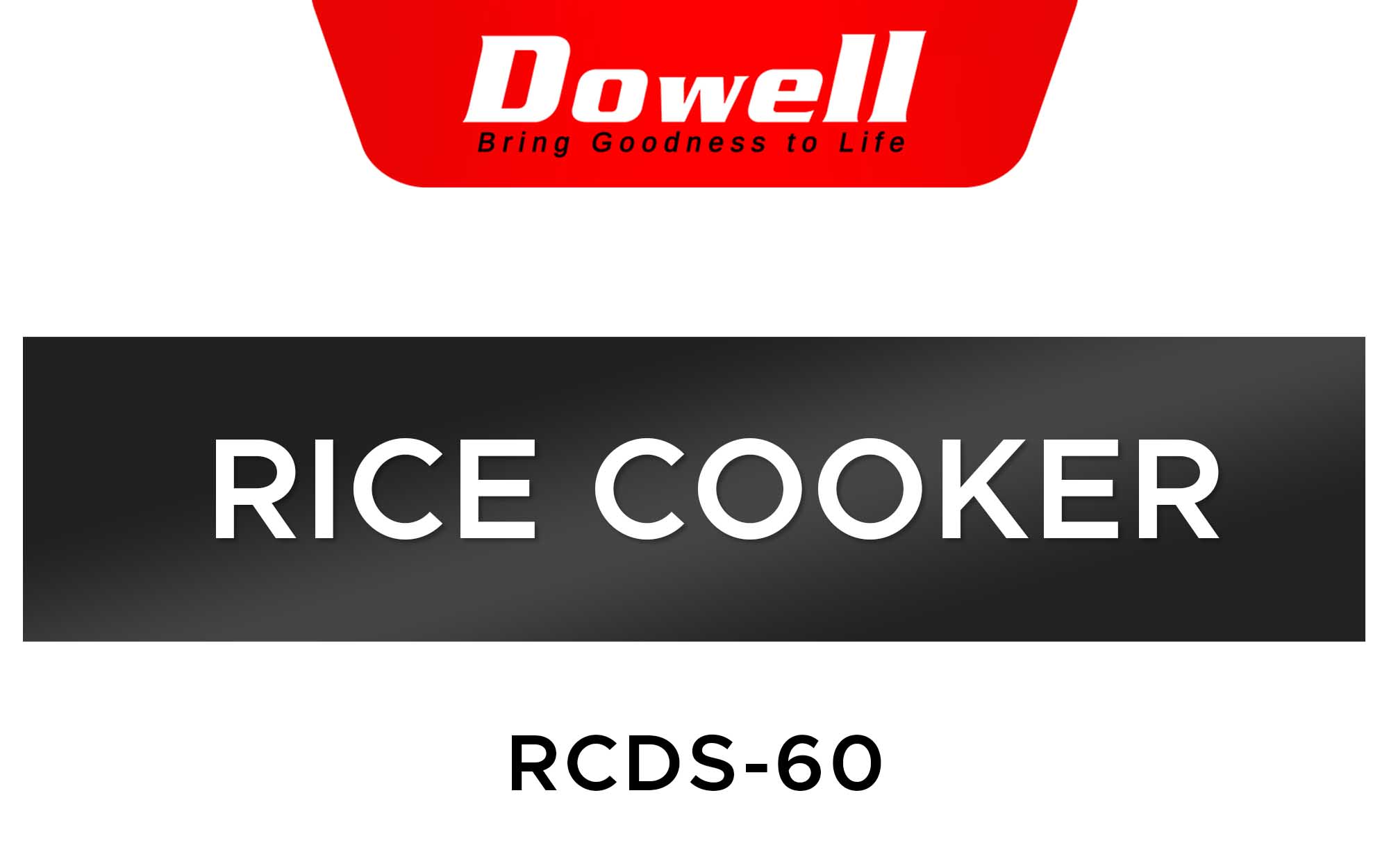 Dowell 6 Cups Digital Low Carb Rice Cooker | RCDS-60 | Shopee Philippines