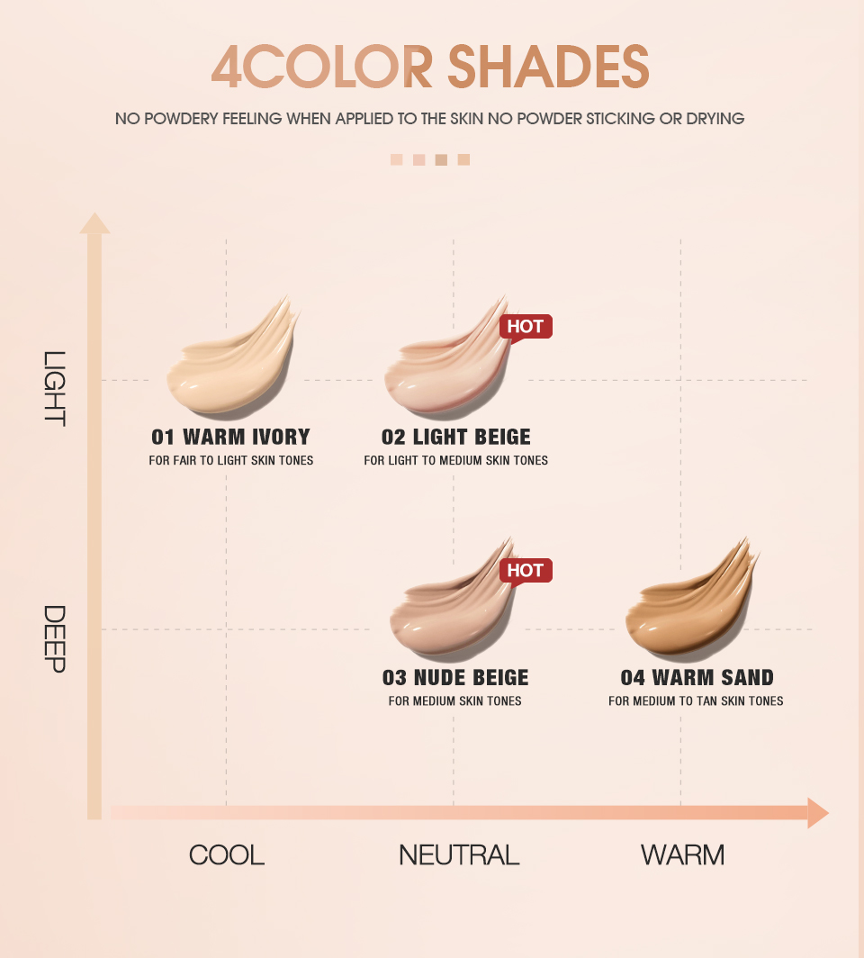 【NEWCOLOR】O.TWO.O Haute Foundation All Day Coverage Lightweight ...