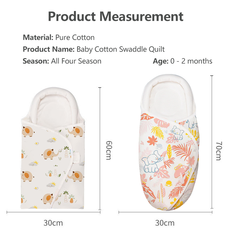 Einmilk Baby Swaddle Baby Wrapper Sleeping Bag with Cap Breathable ...