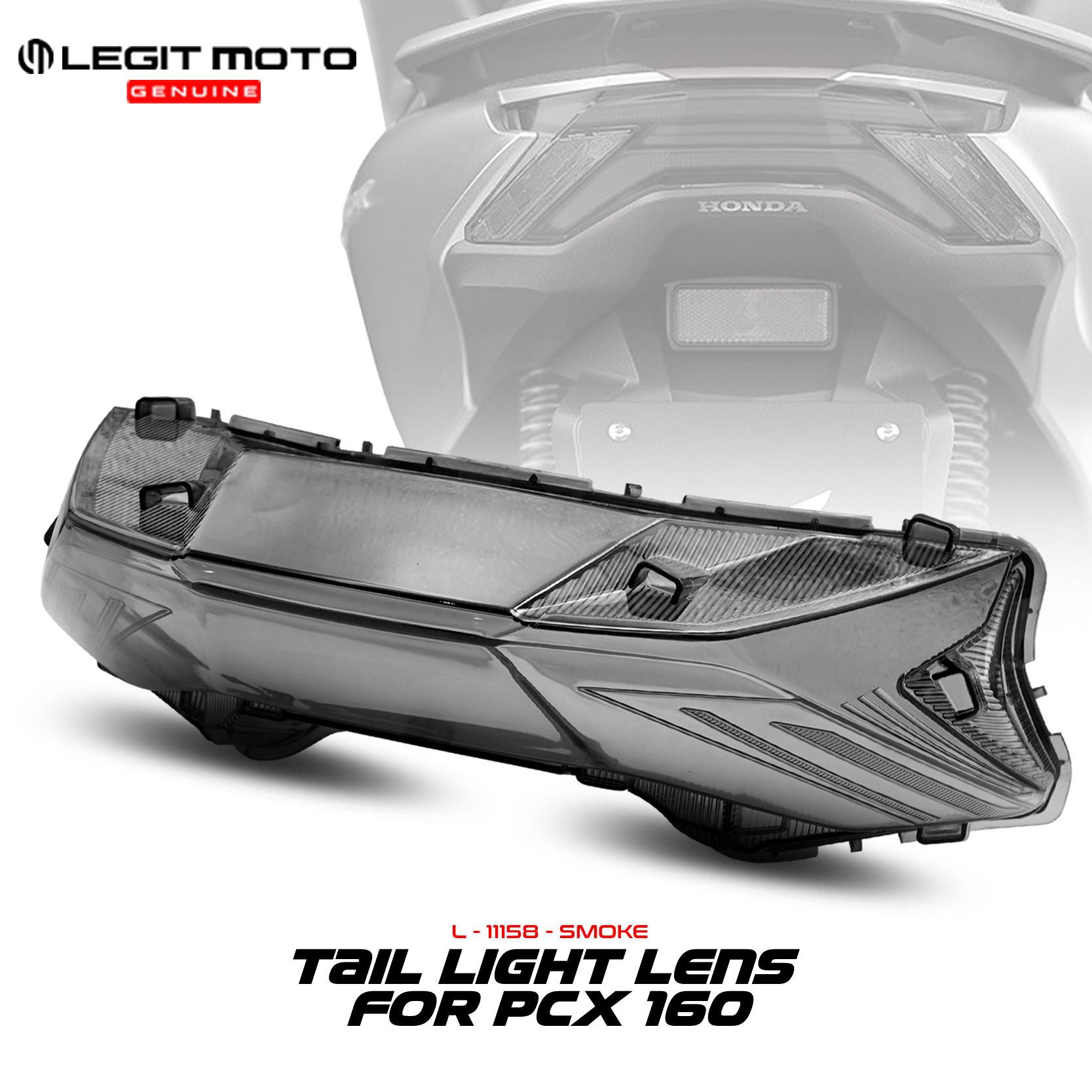 LEGITMOTO PCX 160 TAIL LIGHT LENS COVER SMOKE REAR BREAK LIGHT LENS ...