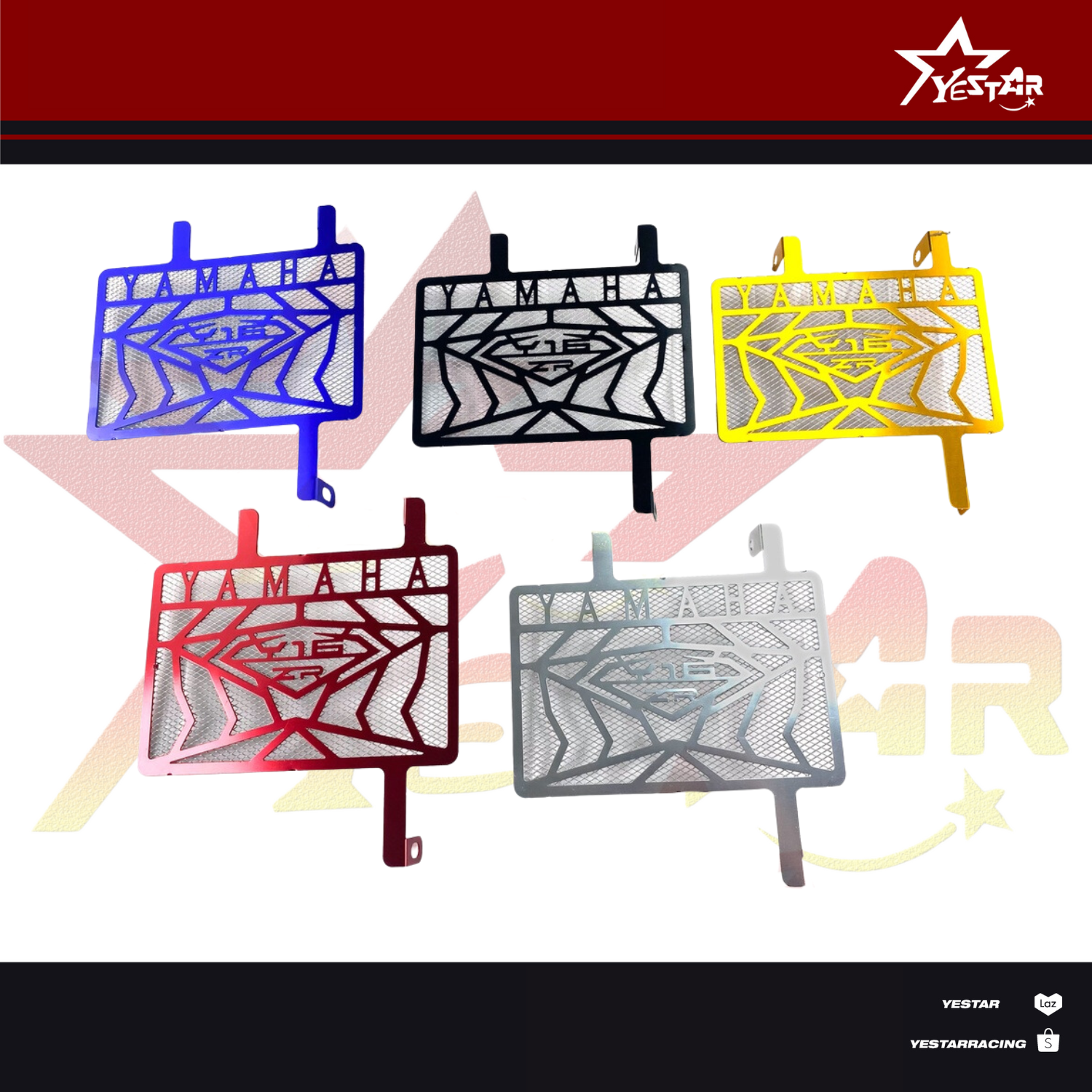 1 PC COD Sniper 155 / 150 / Exciter 150 / VVA Y16zr 155 Radiator Cover ...
