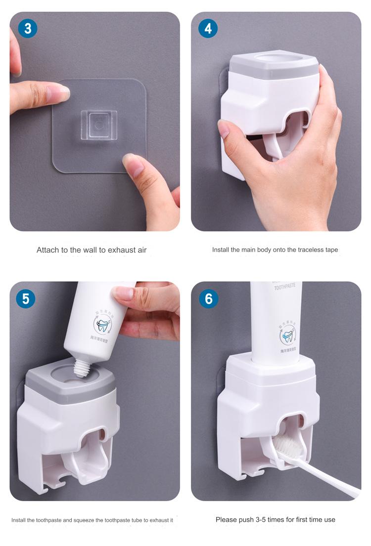 Household multifunctional automatic lazy toothpaste squeezing device ...