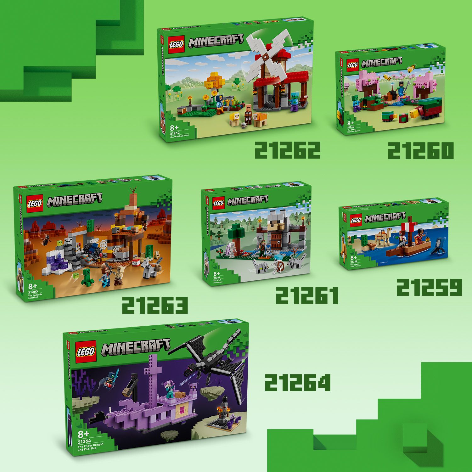 LEGO Minecraft 21262 The Windmill Farm (462 Pieces) | Shopee Philippines