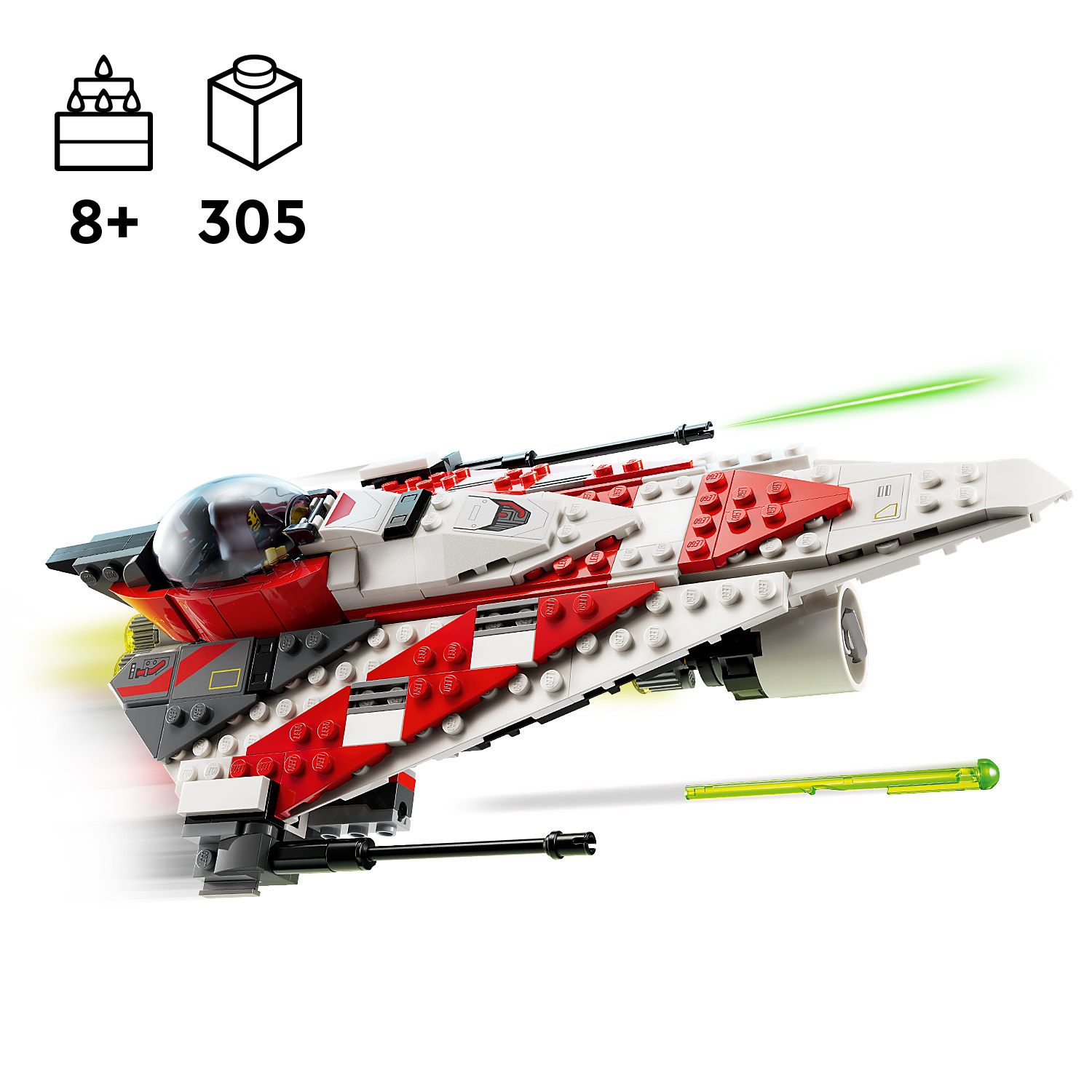 LEGO Star Wars 75388 Jedi Bob's Starfighter (305 Pieces) | Shopee ...