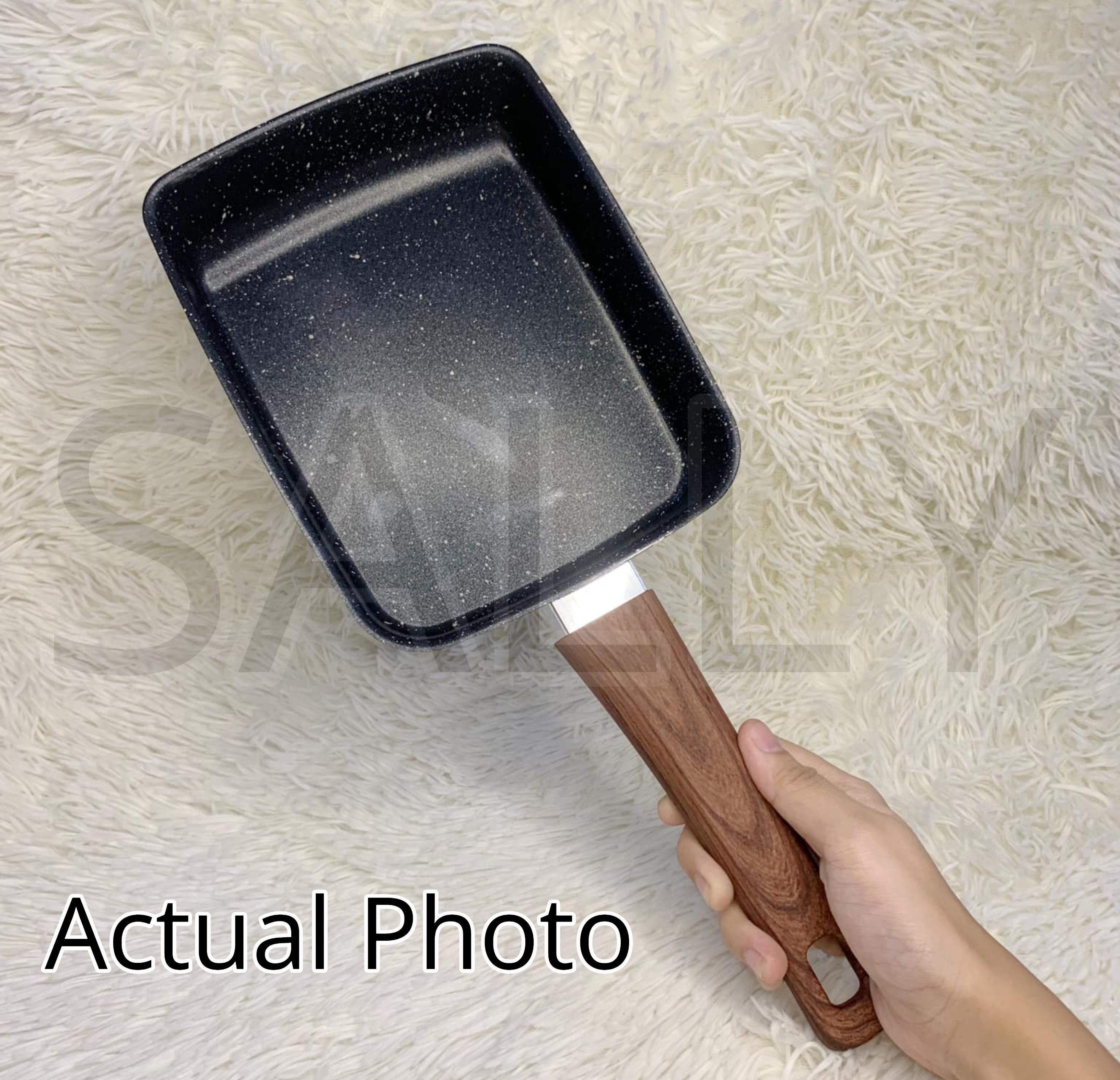 Non-Stick Tamagoyaki Fry Pan Omelette Egg Pan Japanese Rectangle Frying ...