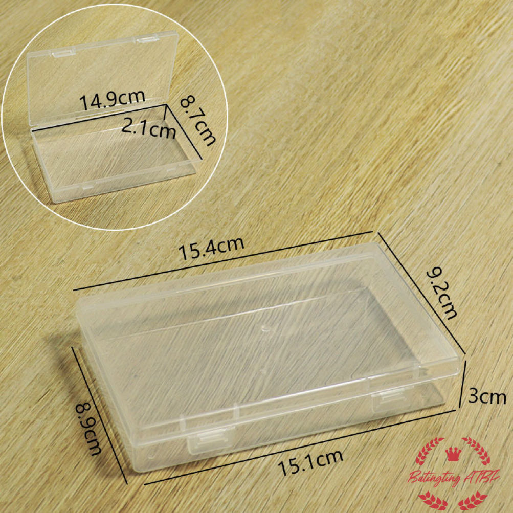 Empty PP Transparent plastic storage covered plastic box | Shopee ...