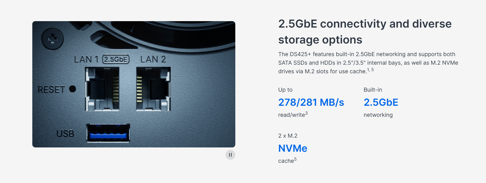 Itw | Synology DiskStation DS425+ 4-Bays Compact Data Management ...