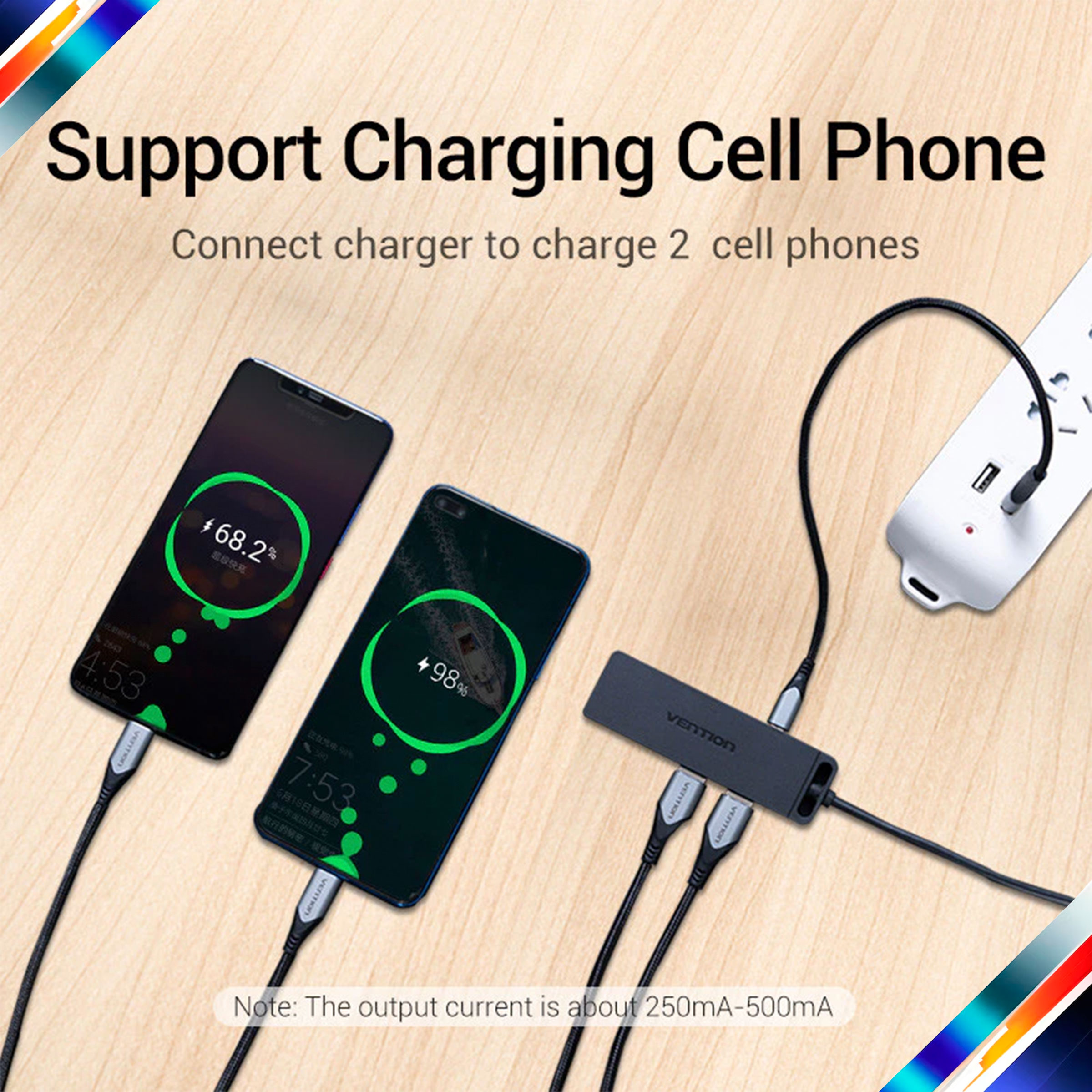 CREATIVE_USB3.0 & USB-C 2-in-1 Interface to 4 Ports USB 3.0 HUB Hight ...