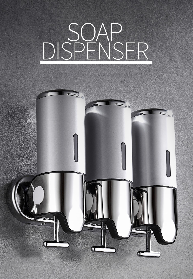 Bathroom soap dispenser stand, wall-mounted hand sanitizer dispenser ...
