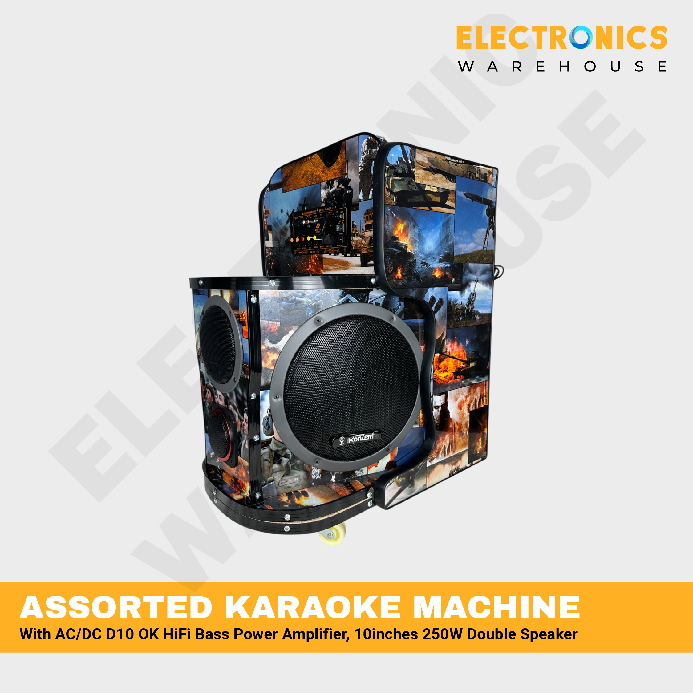 Assembled Karaoke/Videoke Machine with D10 OK HiFi Bass Power Amplifier ...