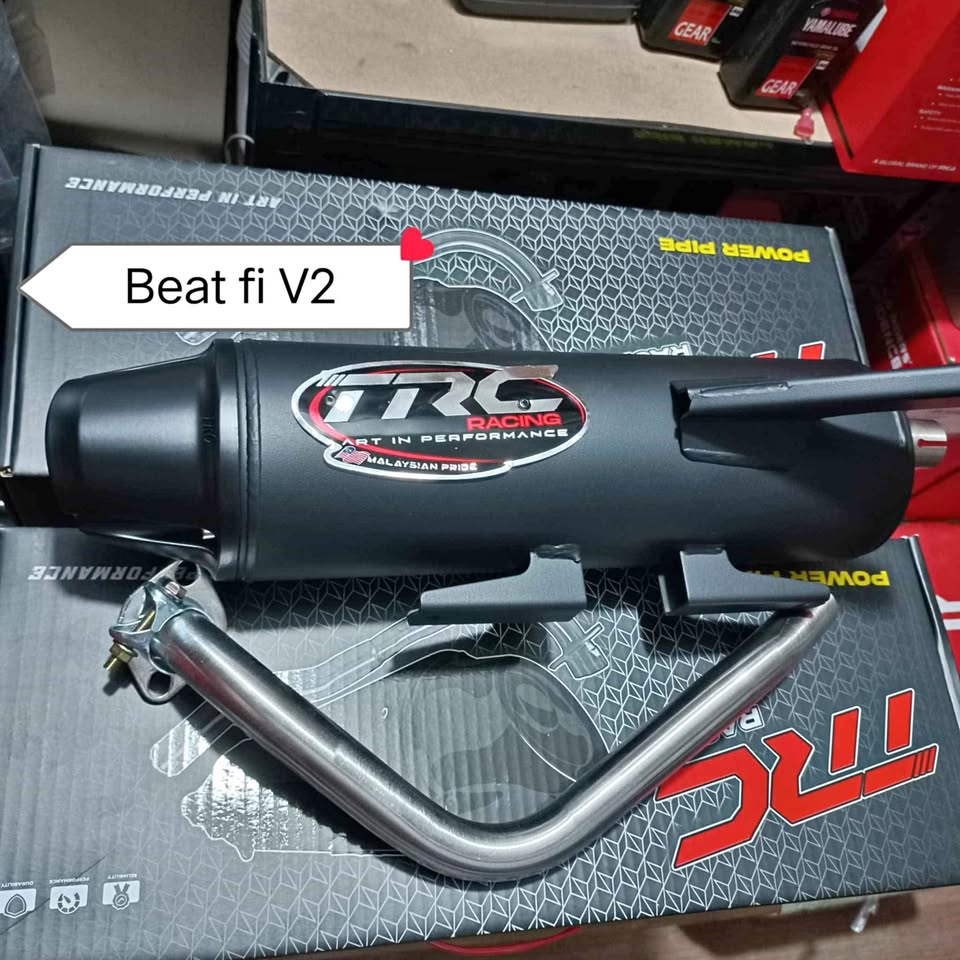 TRC RACING POWER PIPE HONDA CLICK 125/150, NMAX V2,V3/ AEROX V2, MIO ...