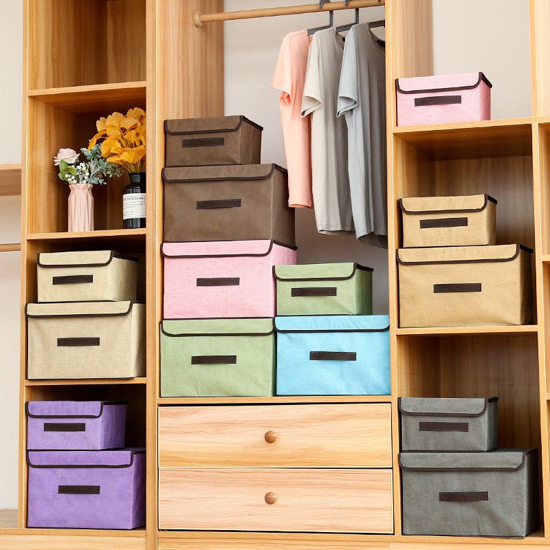 Home Color Foldable Storage Box 2 in 1 Storage Box Beautiful and ...