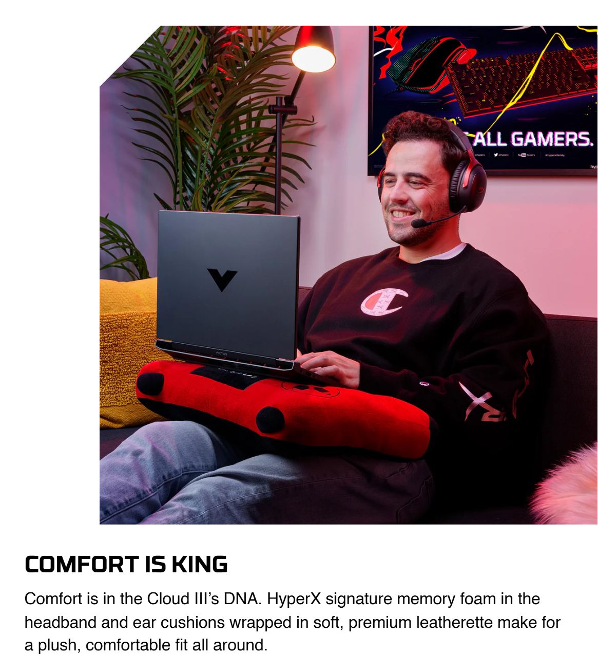 HyperX Cloud III Multiplatform Compatible Wireless Gaming Headset ...