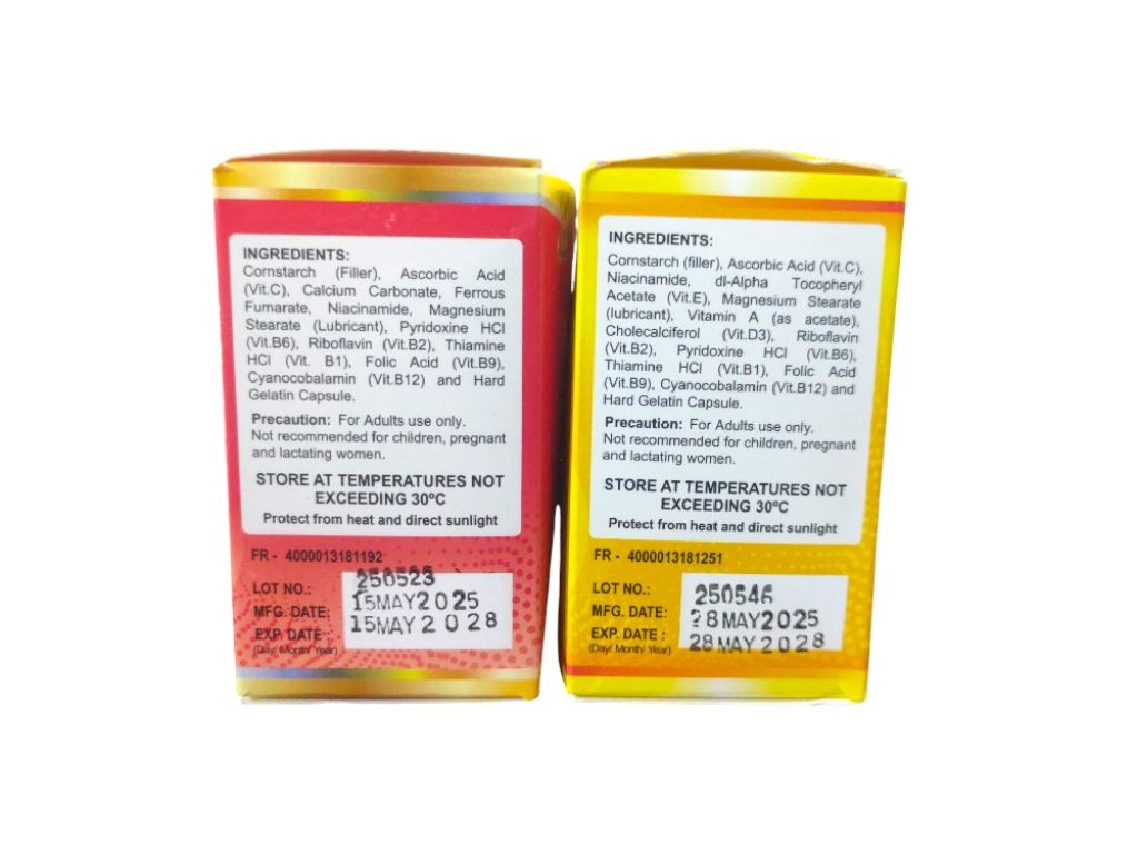 MULTIVACAPS / MULTIVACAPS PLUS Food Supplement 100 Capsules | Shopee ...