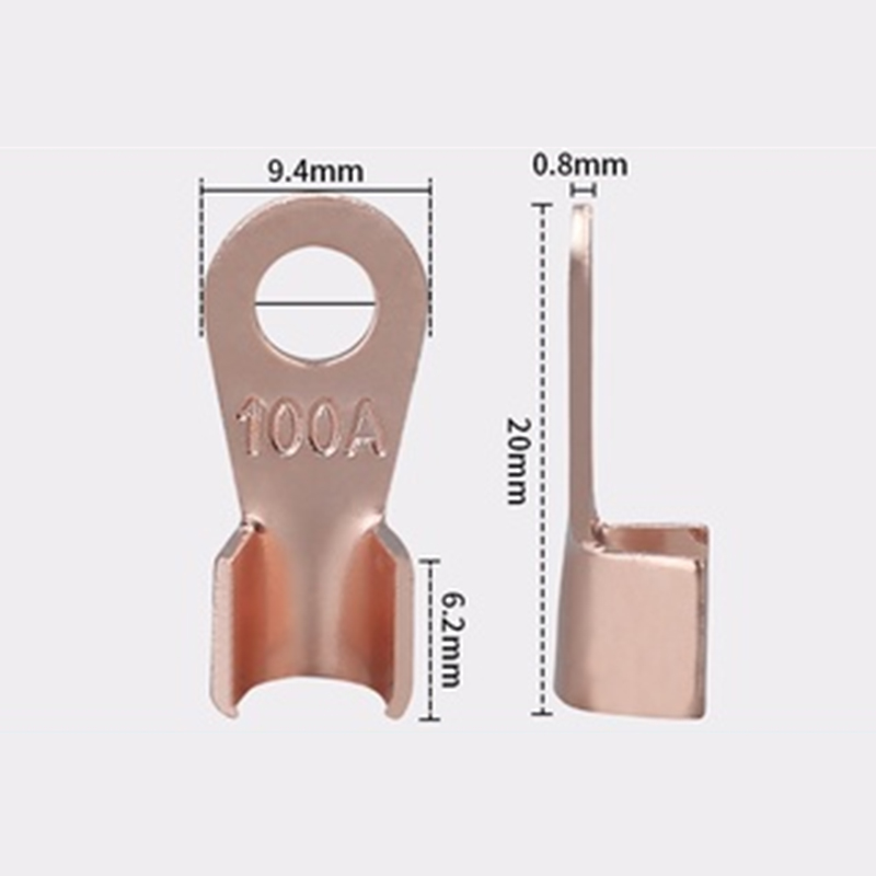 10PCS Copper Terminal OT Series Terminal Connector Open Terminal Lugs ...