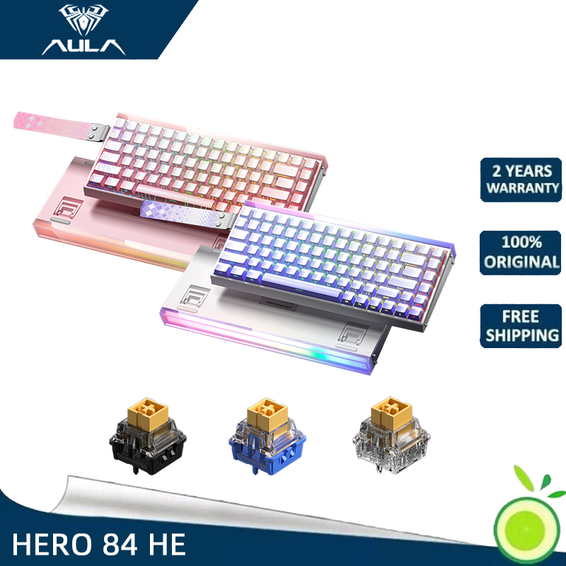 AULA HERO 84HE Magnetic Axis Keyboard RT E-sports Game Customization ...