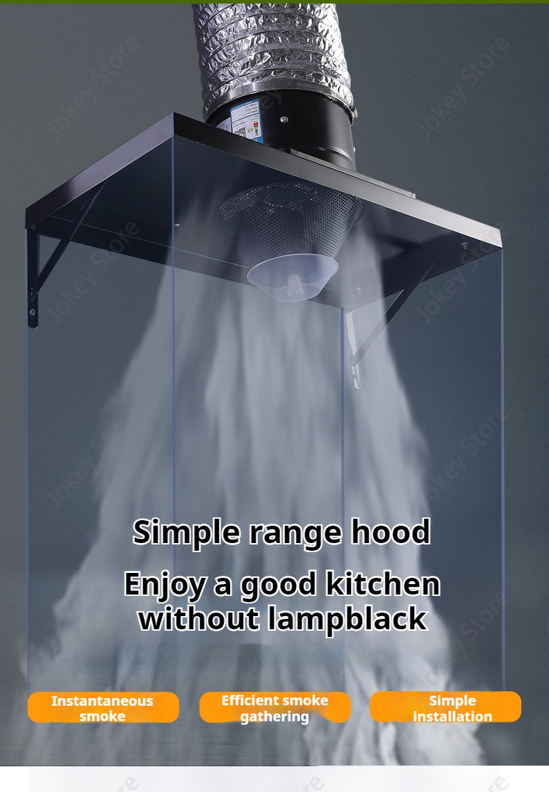 Multi-power simple range hood, high suction exhaust fan set Kitchen ...