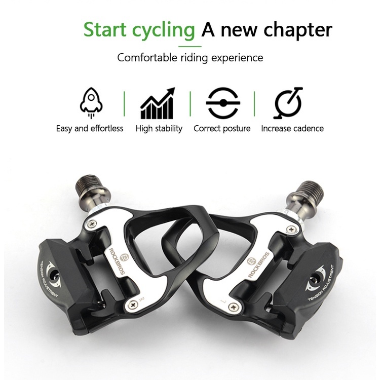 Cleats Pedal Dual Purpose Nylon Flat Pedal Accessor Sealed Bearing ...