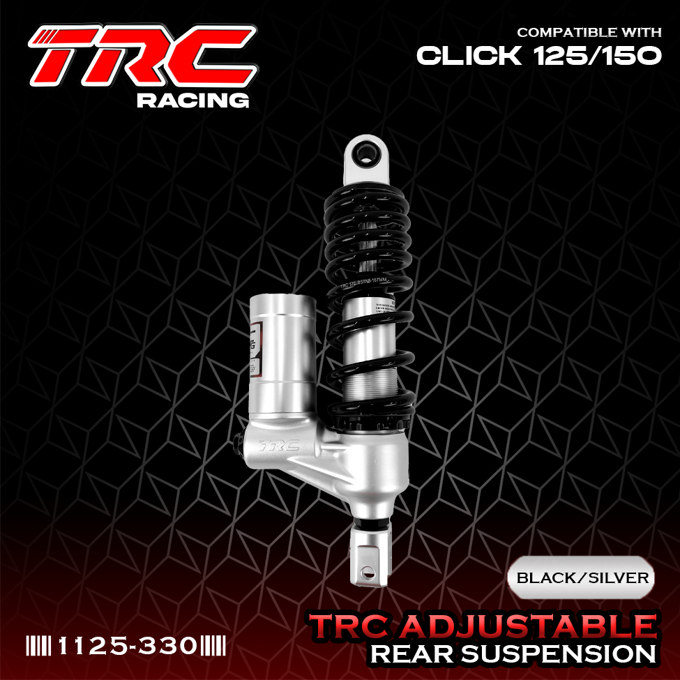 TRC Racing ADJUSTABLE REAR SHOCK SUSPENSION FOR CLICK 125/150 1125-330 ...