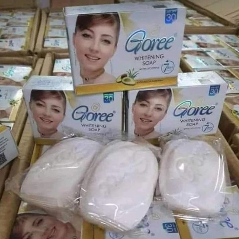 【set of 6】Goree Whitening Soap with Lycopene for Face & Body | Shopee ...