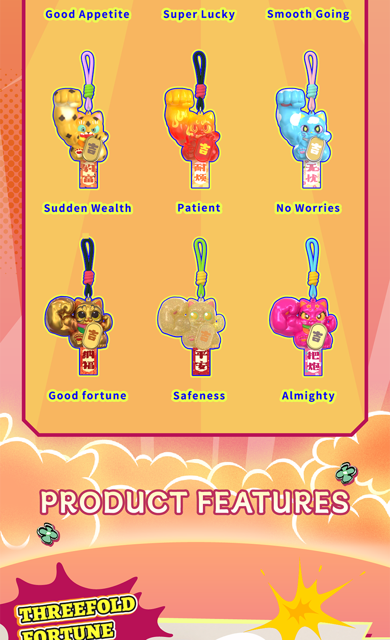 TOP TOY Great Power Fortune Protecting Blessings Series Mini Vinyl ...