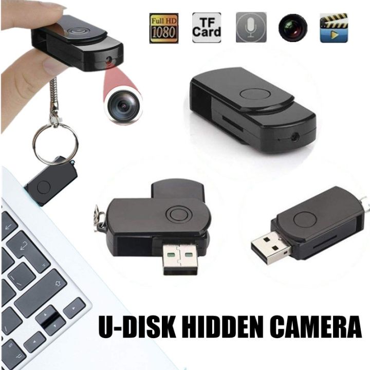 USB spy camera HD1080P Built-in battery mini hidden camera USB charger ...