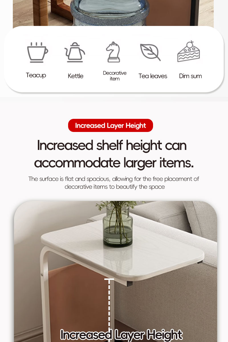 COD Movable Sofa Side Table Coffee Table Corner Table Nordic Side Table ...