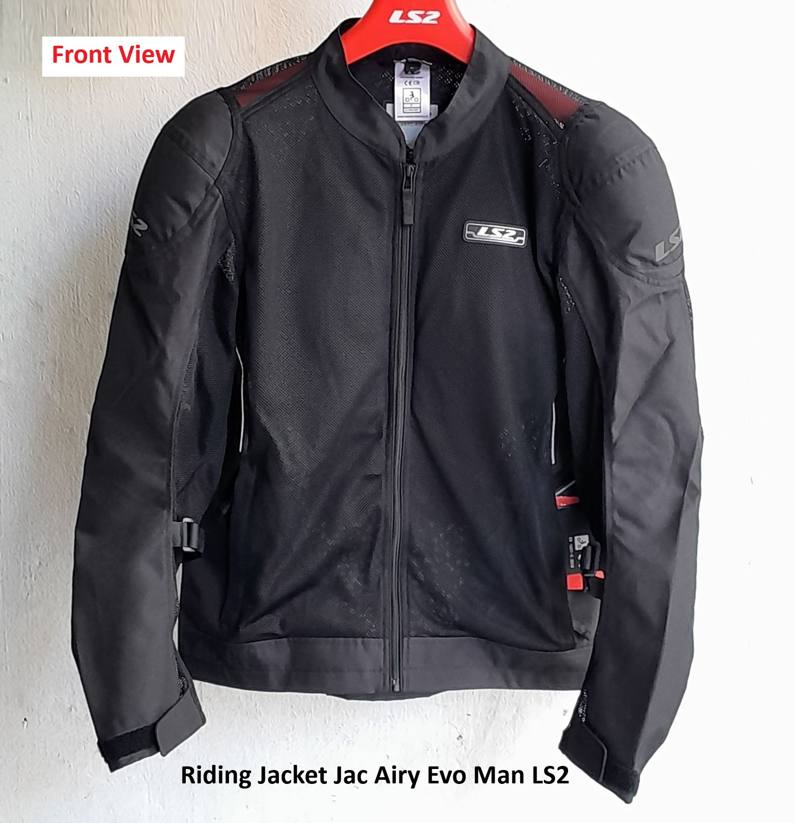 LS2 Riding Jacket with Pads Jac Airy Evo Man 1180338 | Shopee Philippines