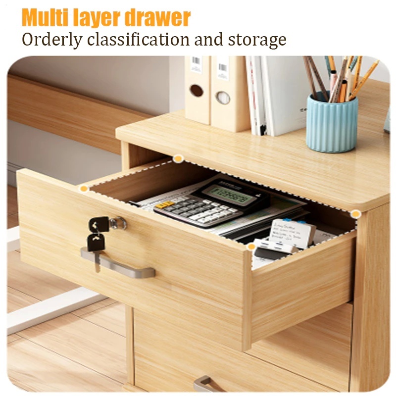 Movable File Cabinet With Lock Modern Office Cabinet Multifunctional ...